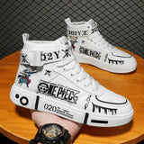 Anime One Piece Luffy Basketball Shoes