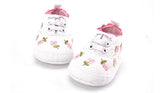 Embroidered baby girl shoes