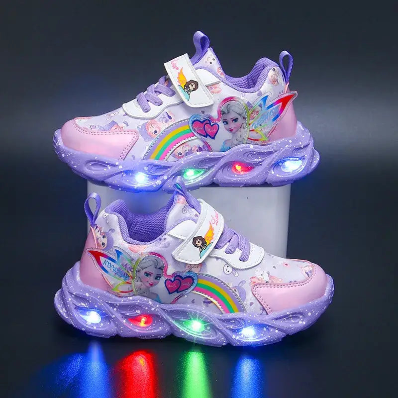 Disney Girls' LED Light-Up Shoes
