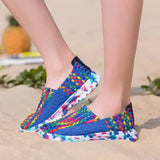 women's braided summer shoes