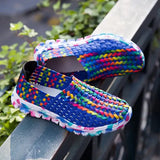 women's braided summer shoes