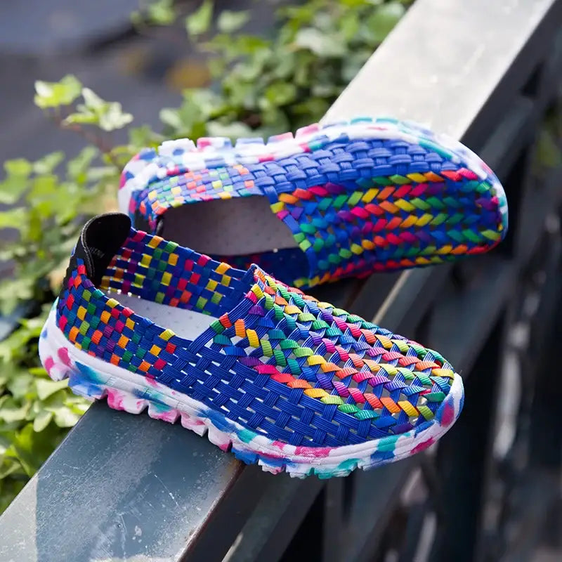women's braided summer shoes
