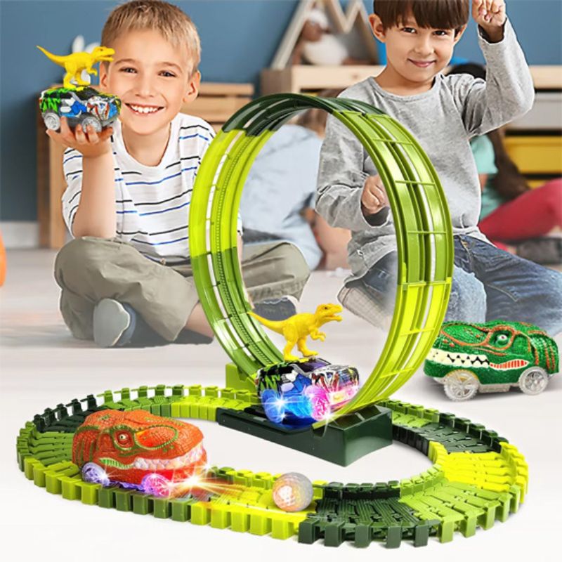 Circuit voiture enfant - DinoFlash™