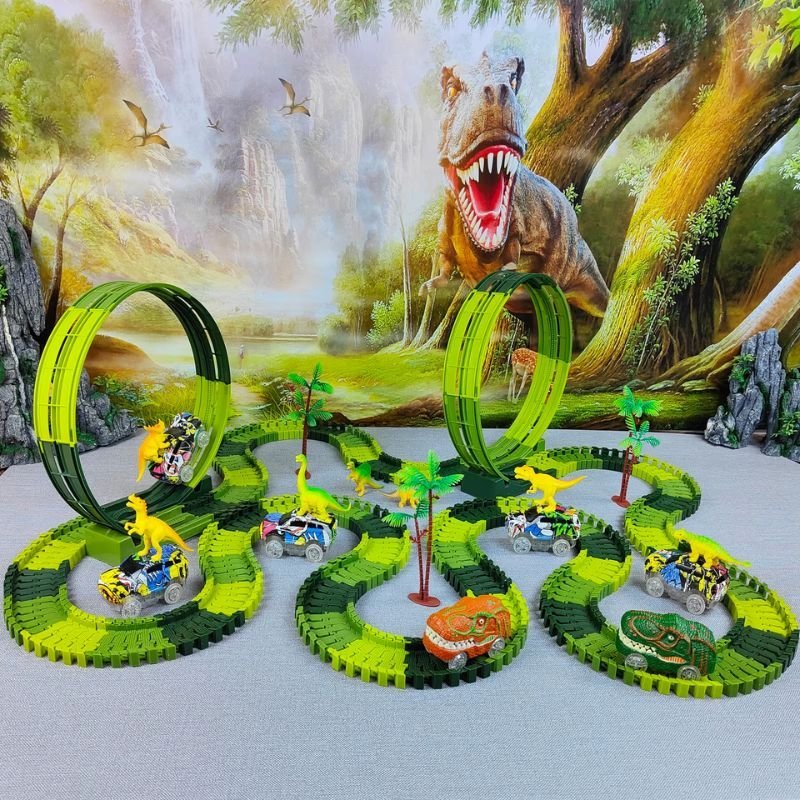 Circuit voiture enfant - DinoFlash™