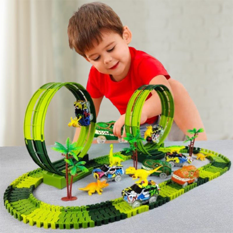 Circuit voiture enfant - DinoFlash™