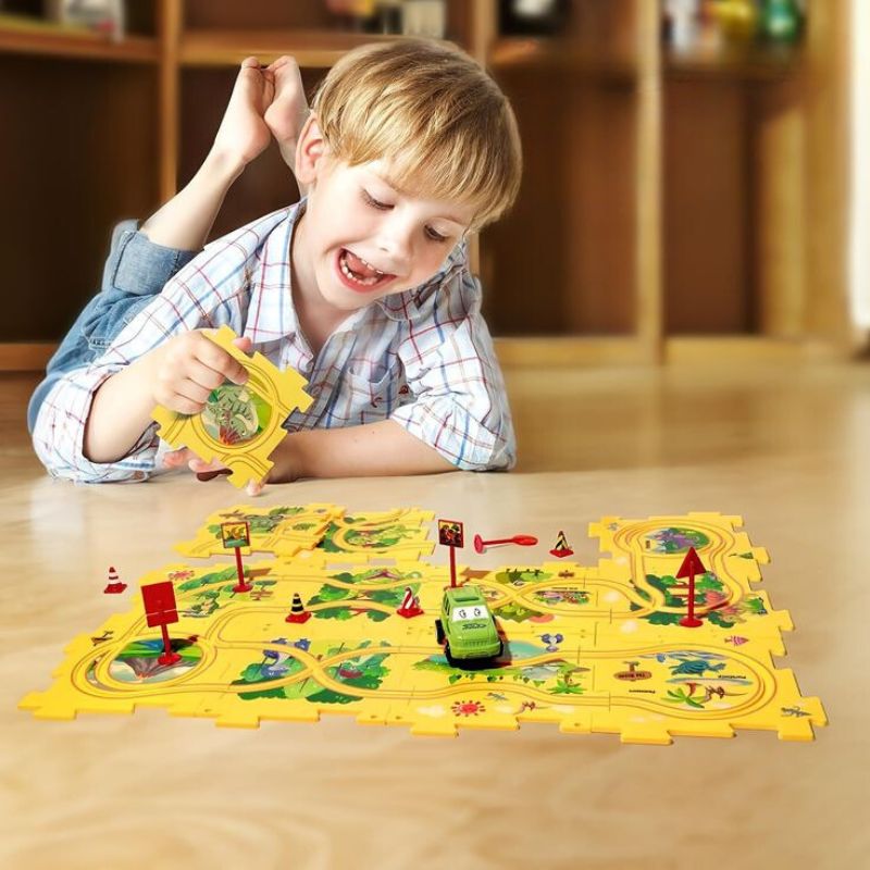 Circuit voiture enfant - Railpuzz™
