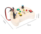 Tableau d'activité Montessori - CircuitDEL™  MANETTE DE JEU - Cadeau Ludique et Éducatif