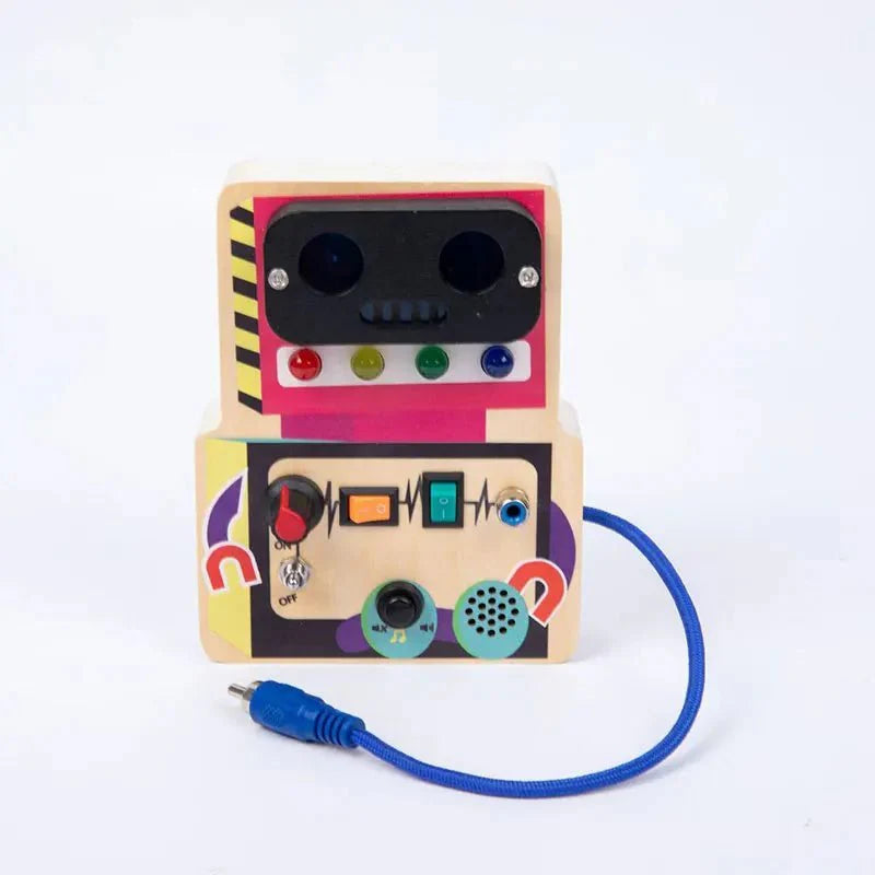 Tableau d'activité Montessori - CircuitDEL™  ROBOT - jouet alternatif aux écrans