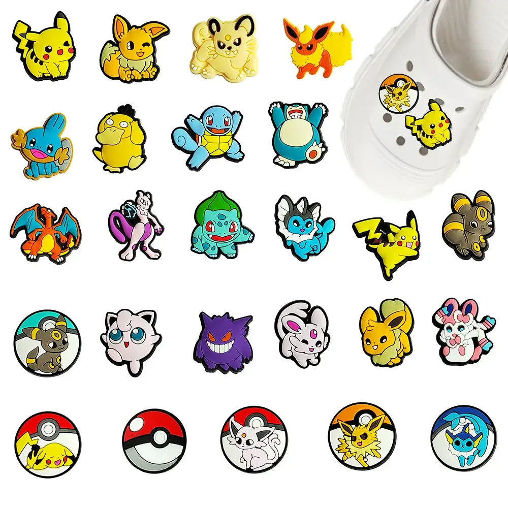 Pokemon Shoe Clips