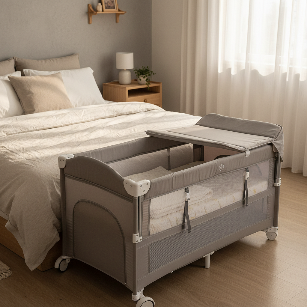 Co-sleeper for large bed