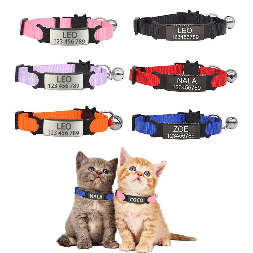 Customizable Engravable Cat Collar