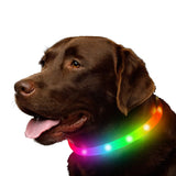 Rechargeable Silicone LED Dog Collar