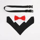 Dog bow tie costume collar