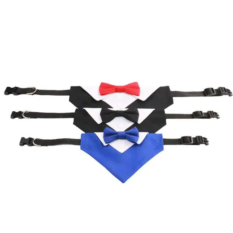 Dog bow tie costume collar