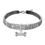 Rhinestone Diamond Dog Collar