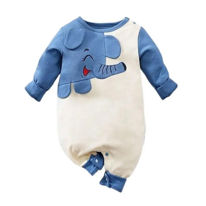 Baby Elephant Cartoon Bodysuit
