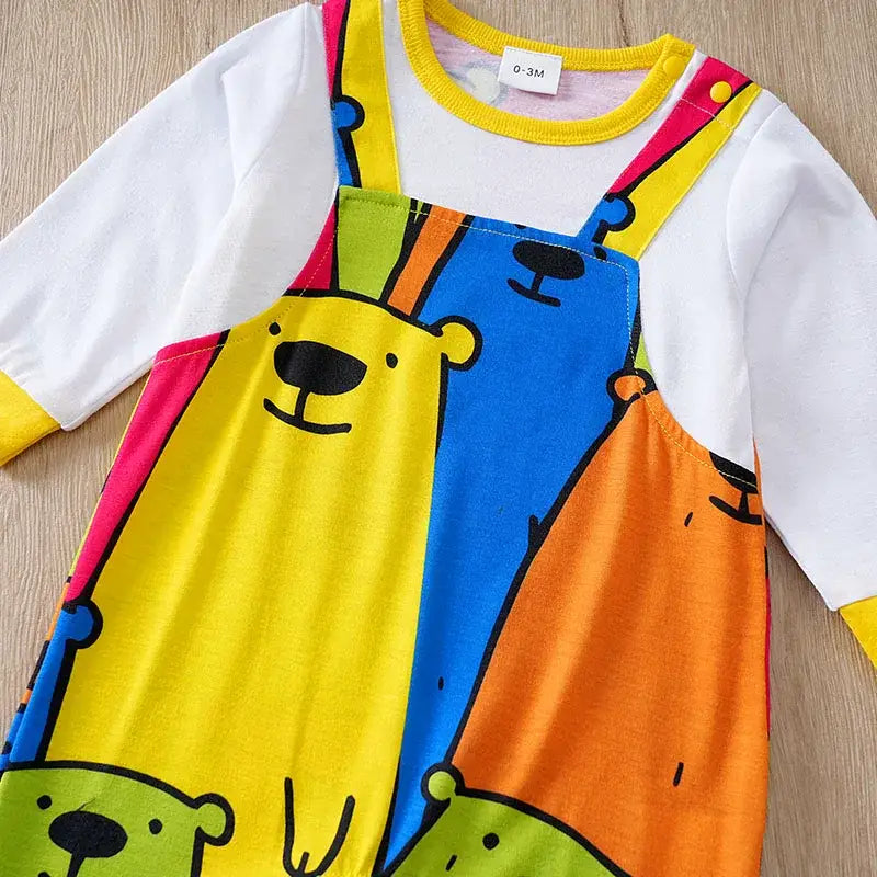 Teddy Bear Dungarees for Babies
