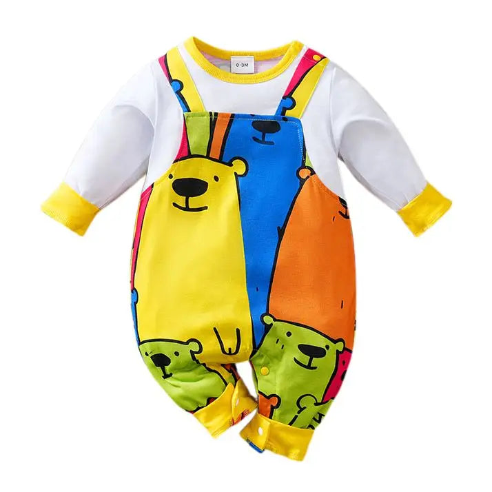 Teddy Bear Dungarees for Babies