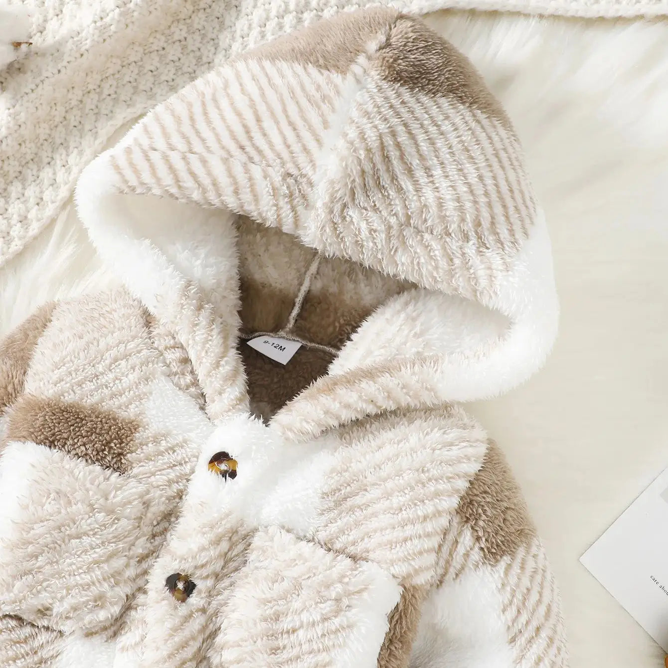 Baby Plaid Hooded Jumpsuit