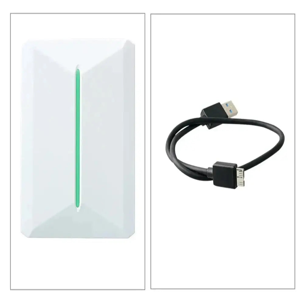 Console de jeux rétro blanche avec bande lumineuse verte verticale compatible ps3 ps2 switch wii pour pc jeux vidéo rétro