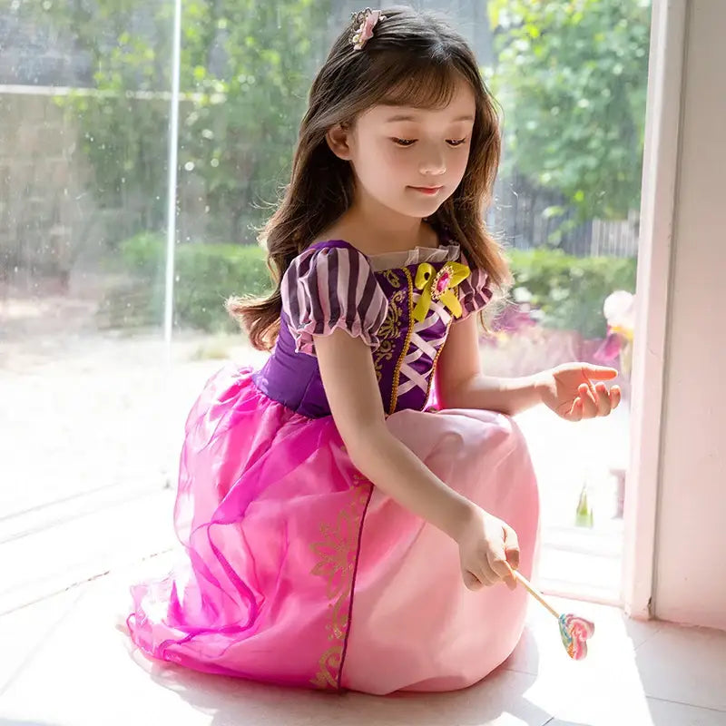 Cosplay Rapunzel Costume for Girls
