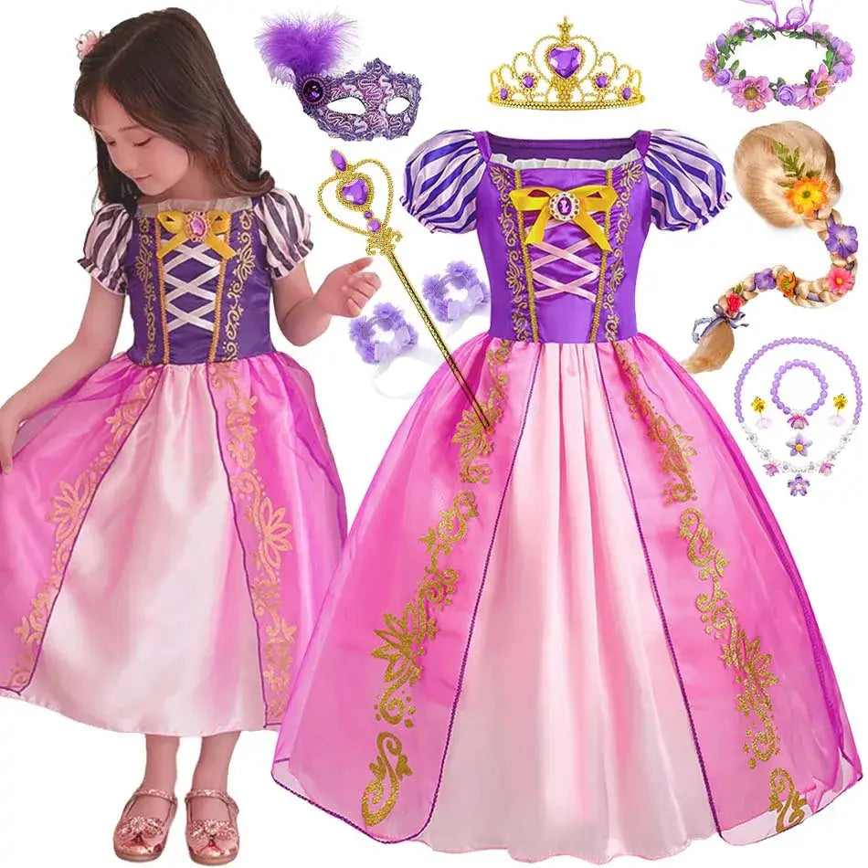 Cosplay Rapunzel Costume for Girls