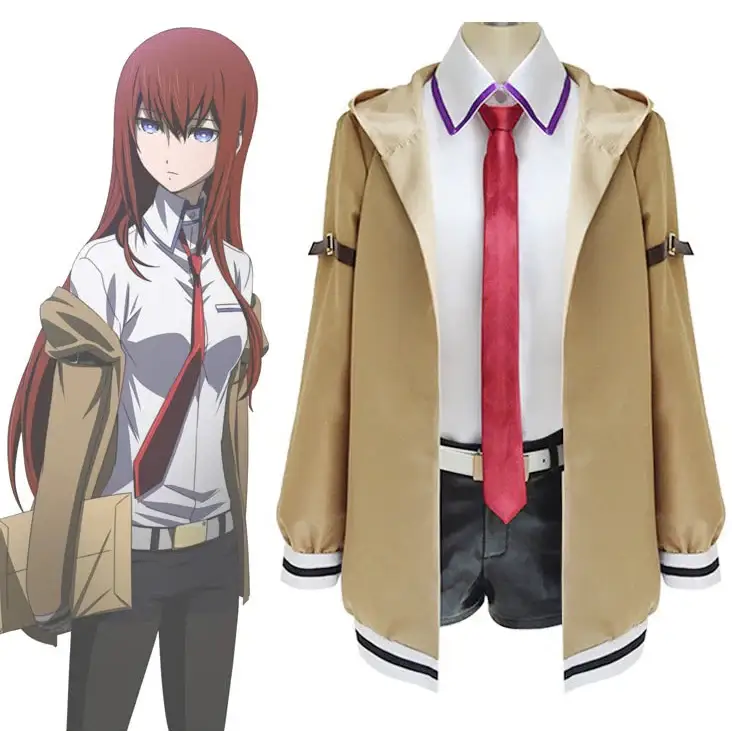 Anime Kurisu Makise Cosplay Costume