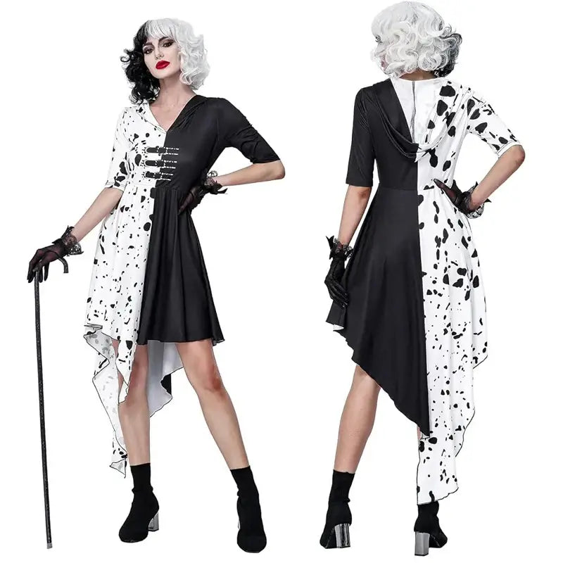 Cruella Deville Cosplay Costume