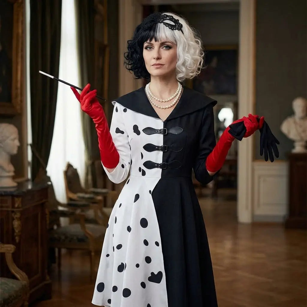 Cruella Deville Cosplay Costume