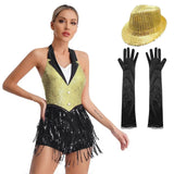 Modern jazz dance costume