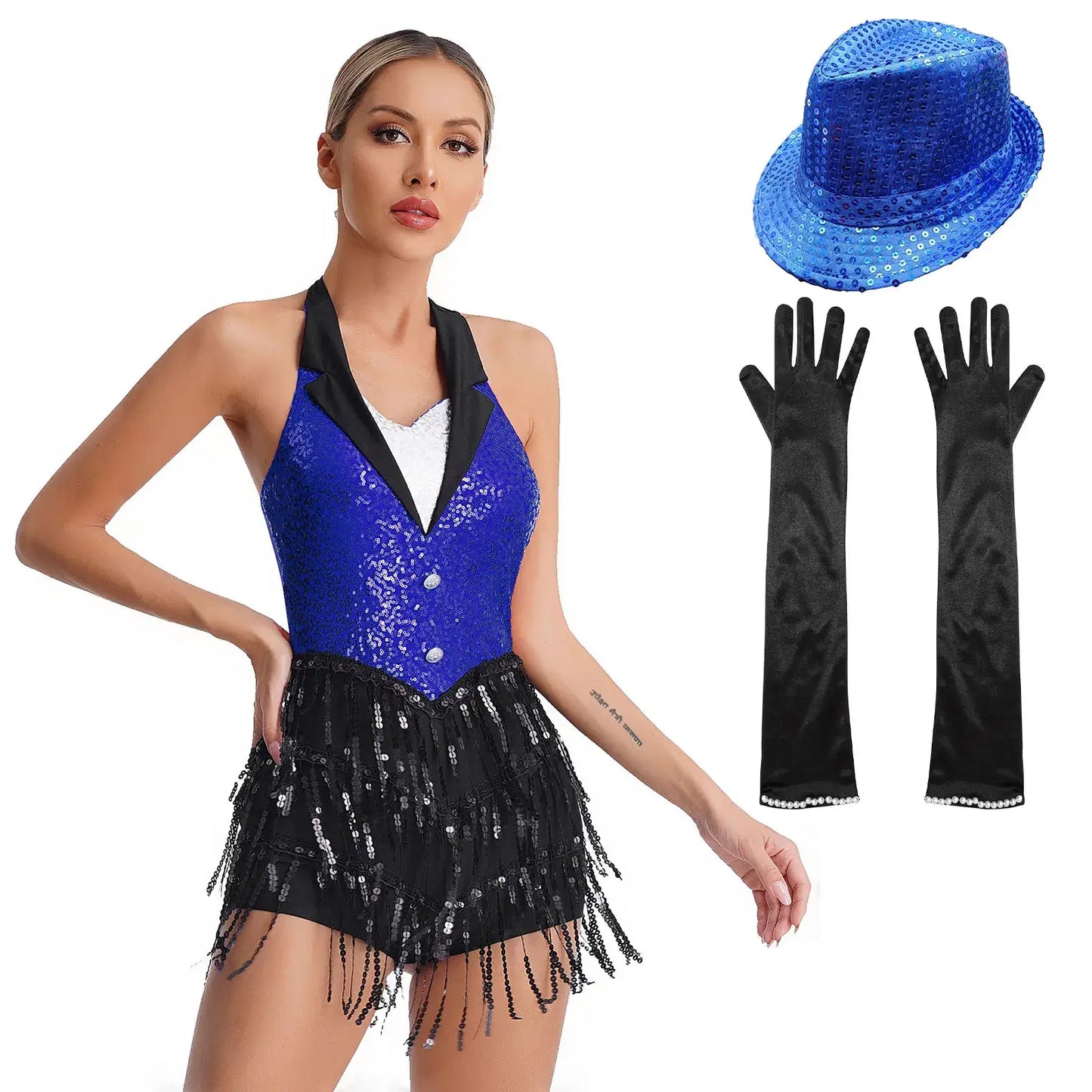 Modern jazz dance costume