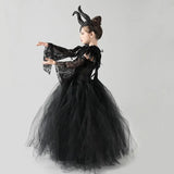 Girls' Maleficent Fancy Dress Costume