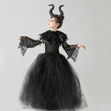 Girls' Maleficent Fancy Dress Costume