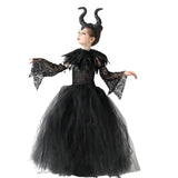 Girls' Maleficent Fancy Dress Costume