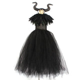 Girls' Maleficent Fancy Dress Costume