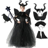 Girls' Maleficent Fancy Dress Costume