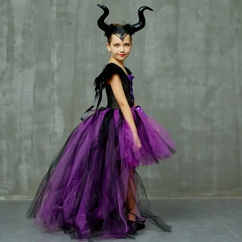 Kids Maleficent Halloween Costume