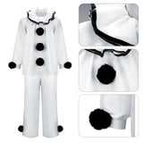 Horror Pierrot Clown Costume