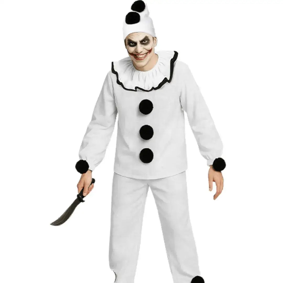 Horror Pierrot Clown Costume