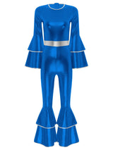 Shimmering Metallic Disco Costume for Women