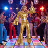 Shimmering Metallic Disco Costume for Women