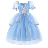 Cinderella Princess Blue Dress Costume