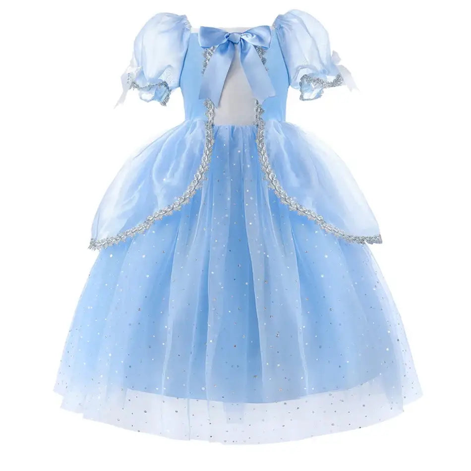 Cinderella Princess Blue Dress Costume
