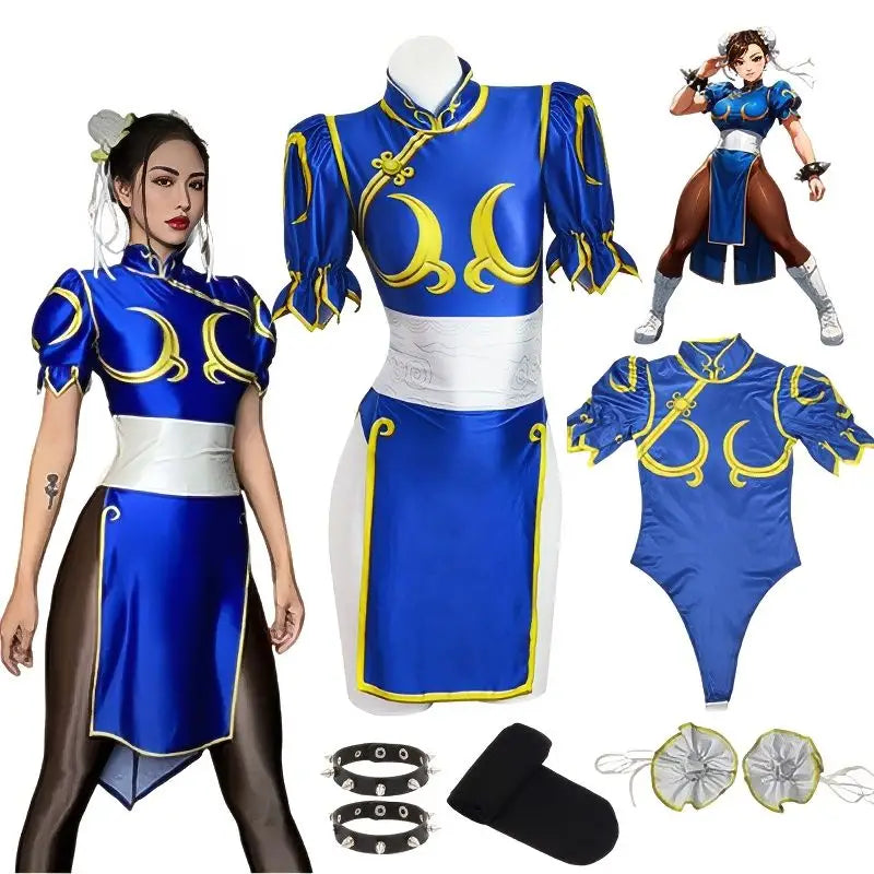 Street Fighter Chun Li Cosplay Costume