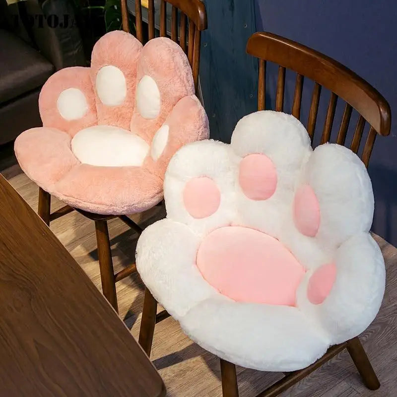 Bear Paw Plush Seat Cushion
