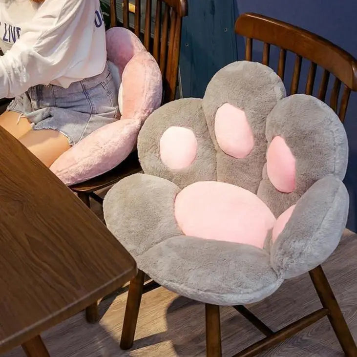 Bear Paw Plush Seat Cushion