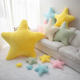 Star-shaped decorative cushions