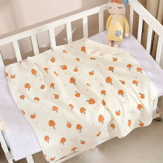 Couverture-bebe-champignon-coton-80-x-80-cm-protection-froid- exterieur