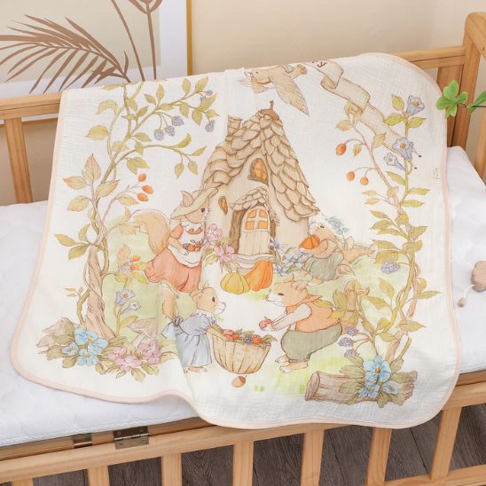couverture-bebe-en-coton-ecureuil-naissance