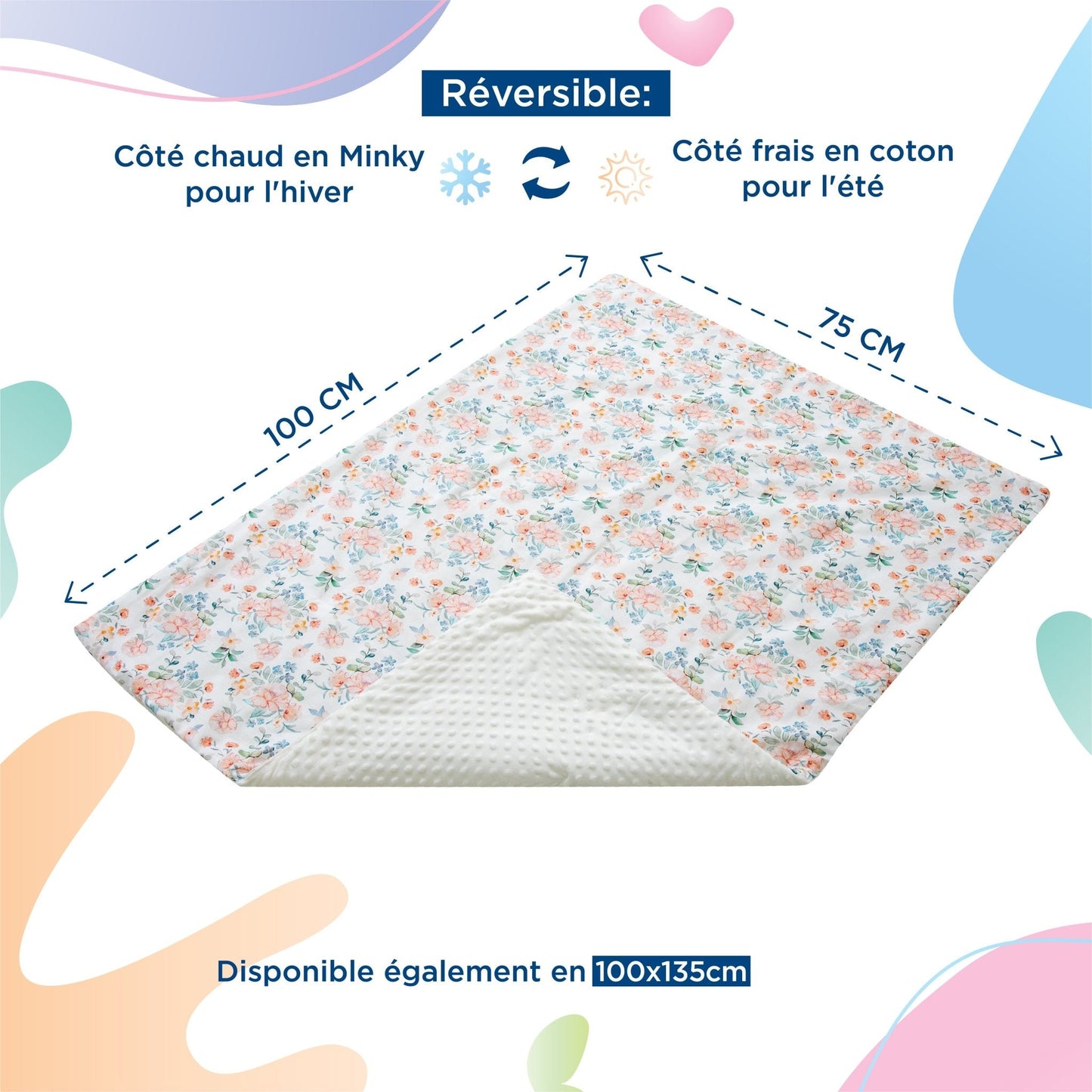 Couverture en Coton et Minky
